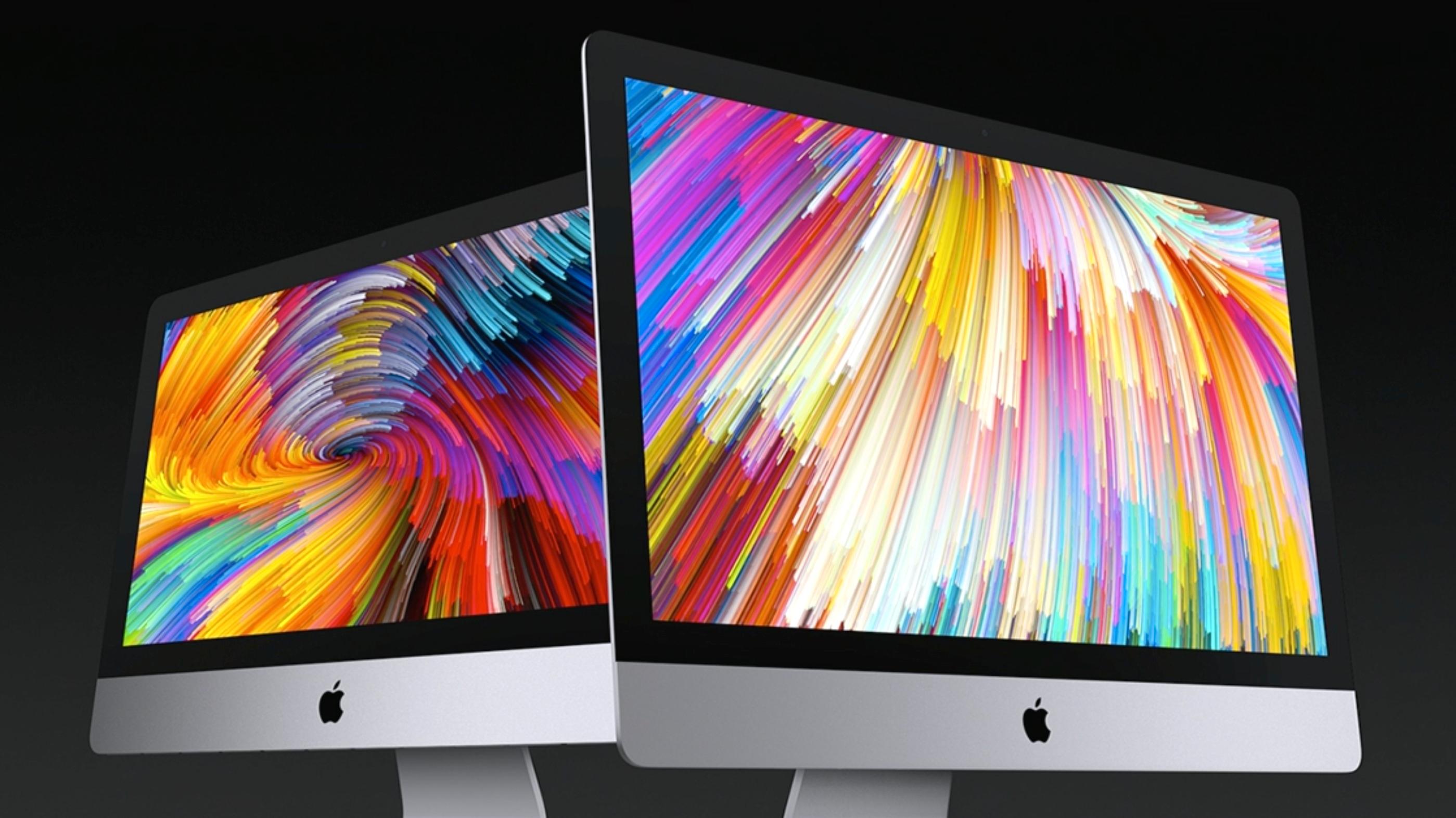 De nye iMac-modellene.