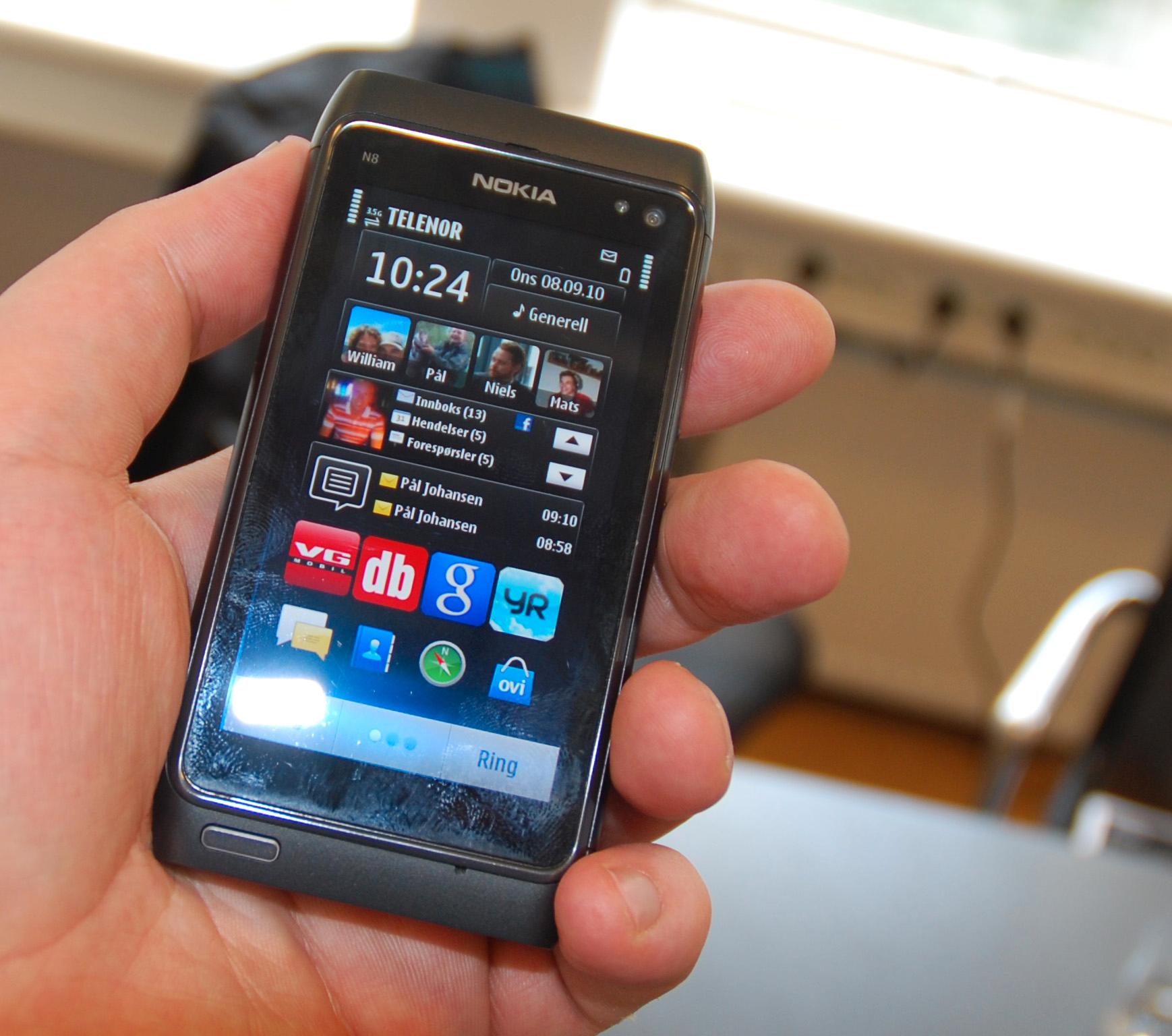Hjemmeskjermene på N8 er det største beviset på at noe nytt har skjedd med Symbian.