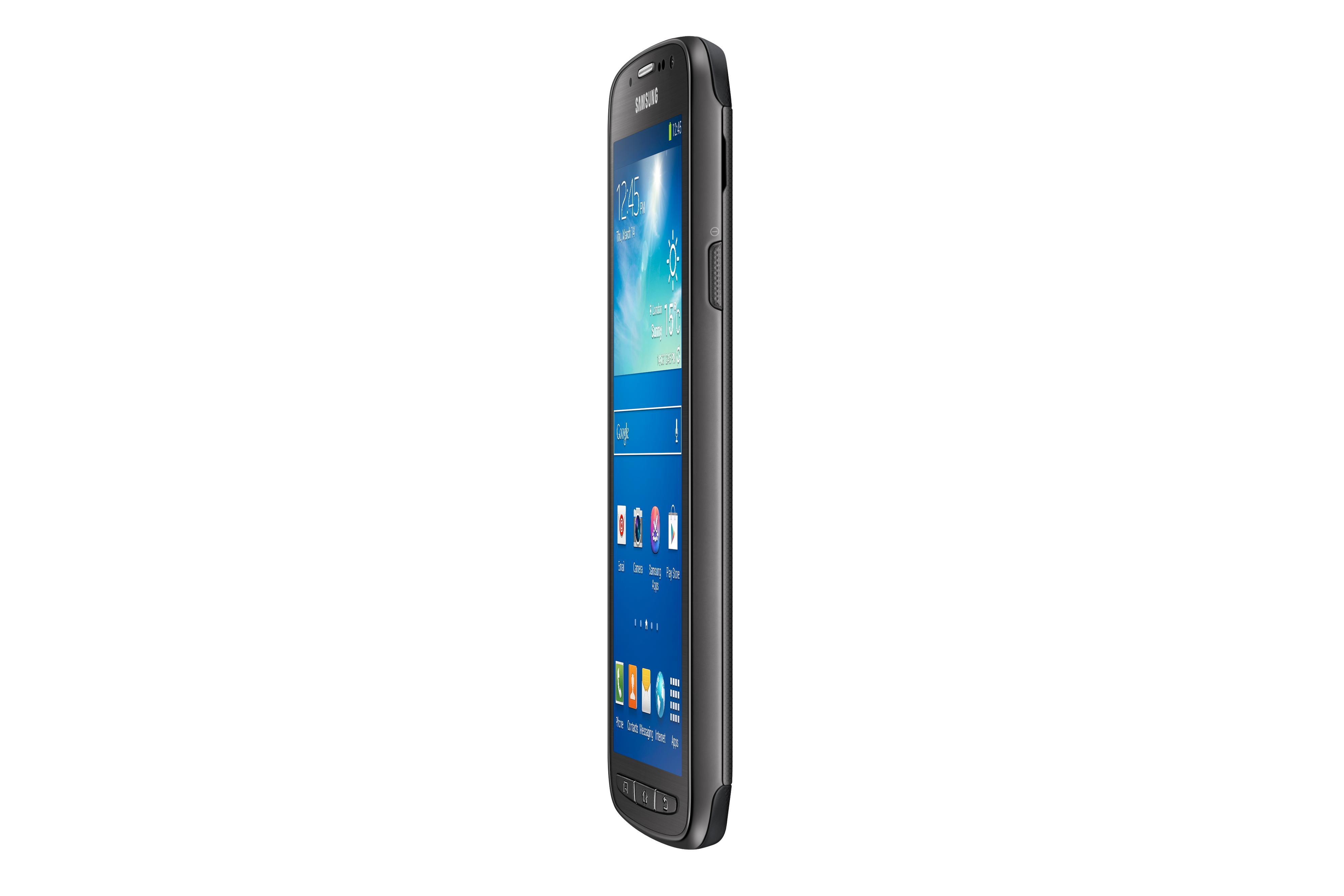 Slik ser Galaxy S4 Active ut fra siden.Foto: Samsung