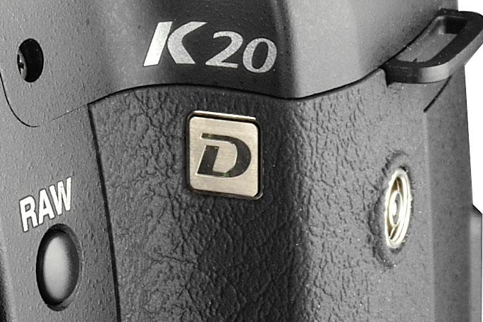X-sync-kontakt er nytt på K20D