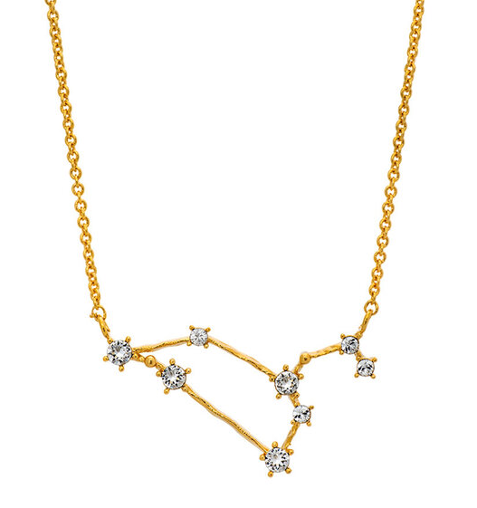 Halsband med stjärnkonstellationen för lejonet