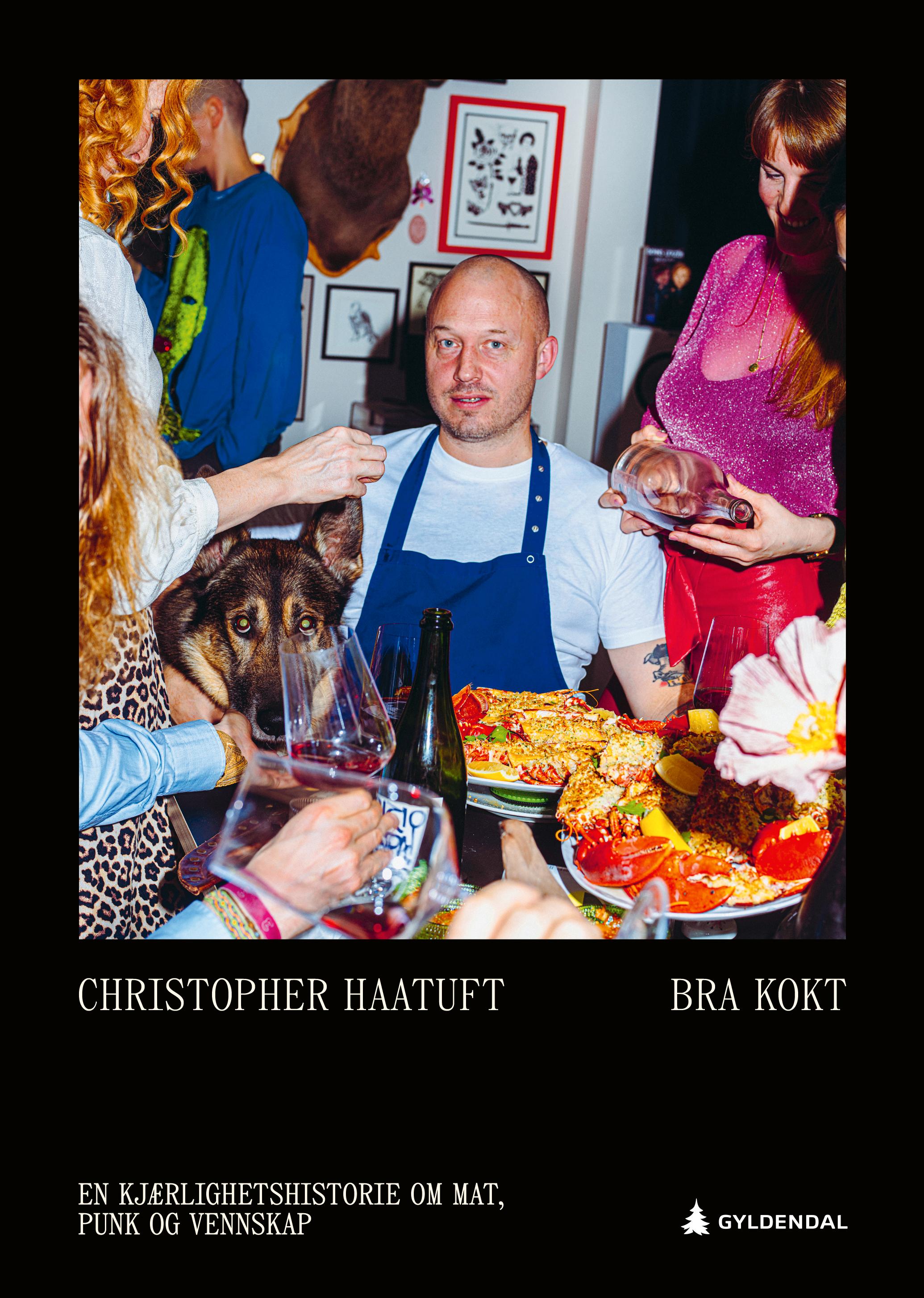 BOK-AKTUELL: Kokeboken til Christopher er en kombinasjon av oppskrifter og biografi, og heter «Bra kokt - en kjærlighetshistorie om mat, punk og vennskap». 