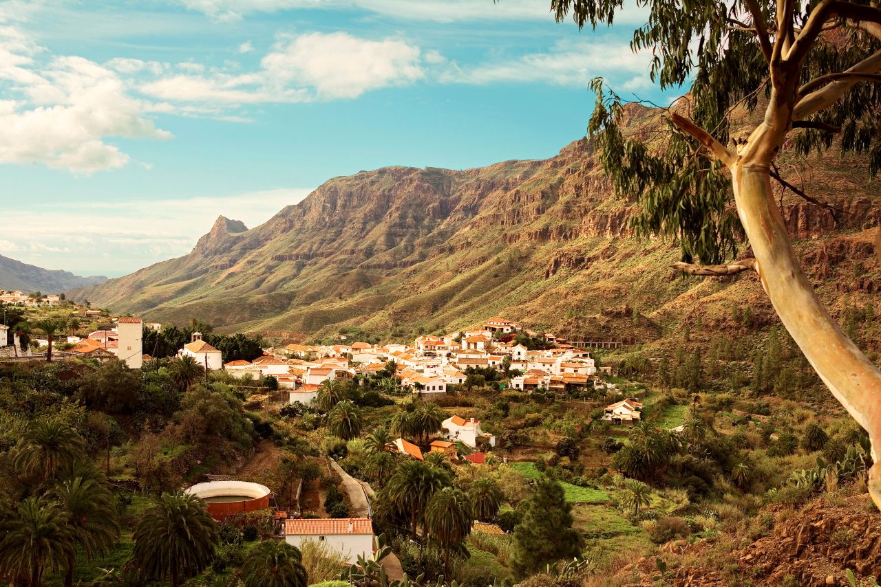 UTENFOR ALLFARVEI: Den vakre Fataga-dalen nord for Maspalomas er også verdt et besøk, synes Vings destinasjonssjef på Gran Canaria. 