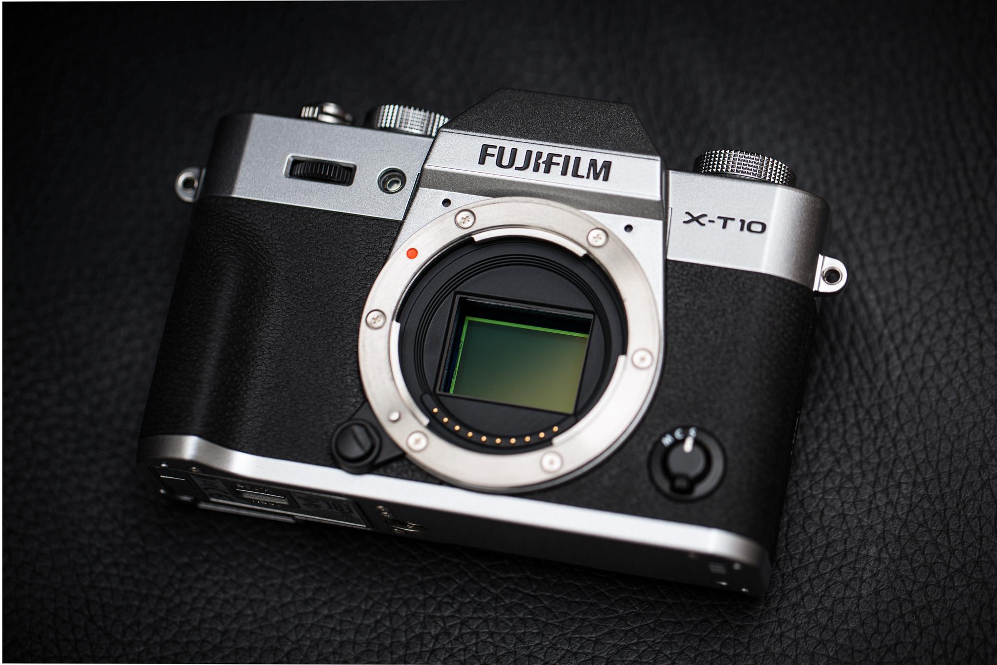 Fujifilm X-T10s sensor. Foto: Johannes Granseth