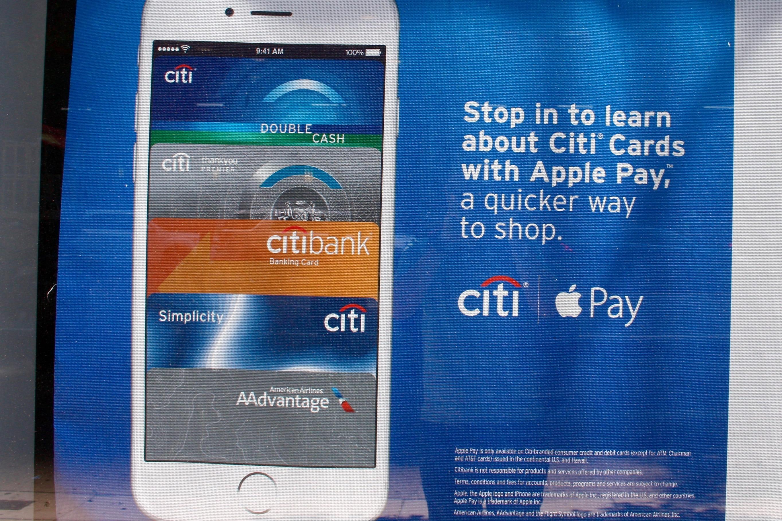 Citibank lokker kundene med Apple Pay. De er langt fra eneste bank som tilbyr tjenesten. Foto: Daniel Rosenquist