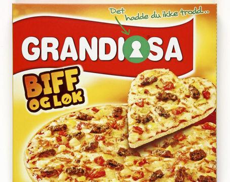 Mange blir forvirret når en ordning som skal hjelpe forbrukerne å velge sunt, anbefaler ferdigpizza fra Grandiosa. (Foto: Scanpix)