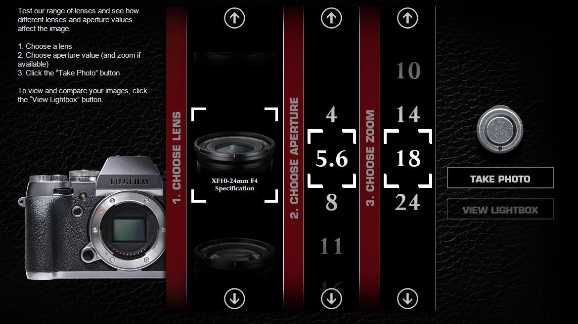 Nå kan du teste Fujifilms optikk fra lenestolen
