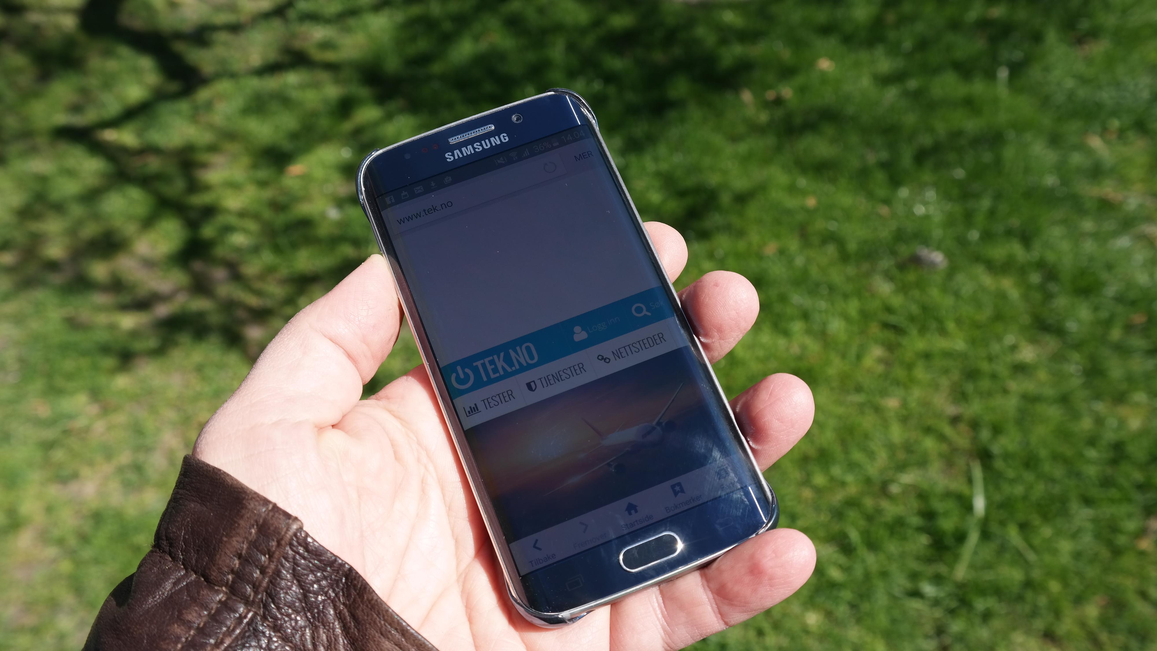 Samsung Galaxy S6 Edge. Foto: Espen Irwing Swang, Tek.no