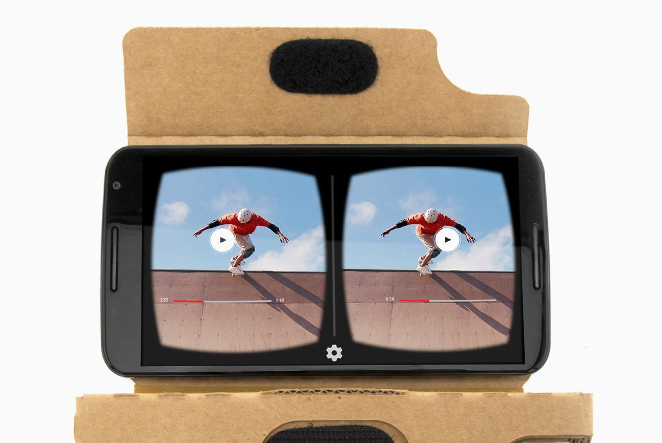 Slik ser VR ut i YouTube-appen. Foto: Google
