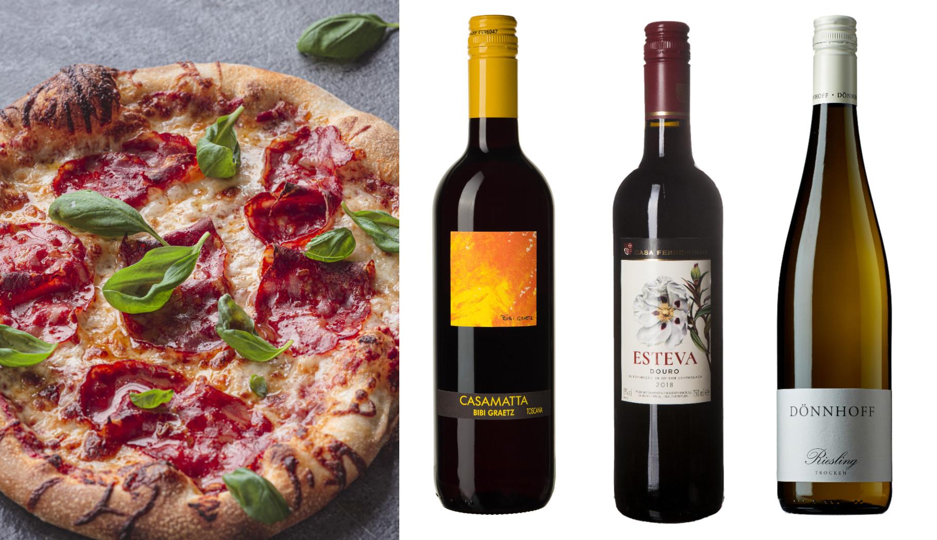 PIZZAKUPP: Ukens rødvin passer perfekt til pizza ifølge vår anmelder. Oppskriften på Lise Finckenhagens italienskinspirerte pizza finner du nederst i saken.