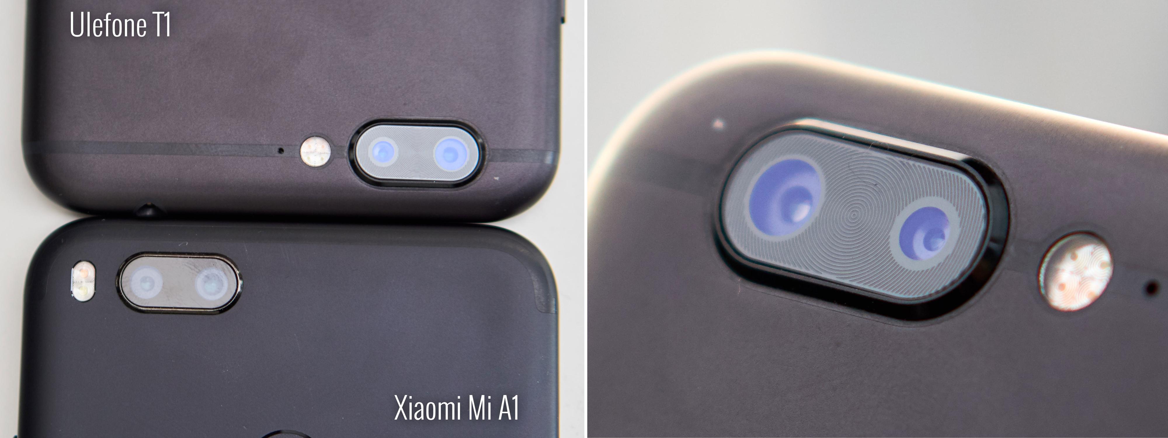 Ser ut som begge har zoom-kamera? Jepp. Men kun Xiaomi Mi A1 har det.