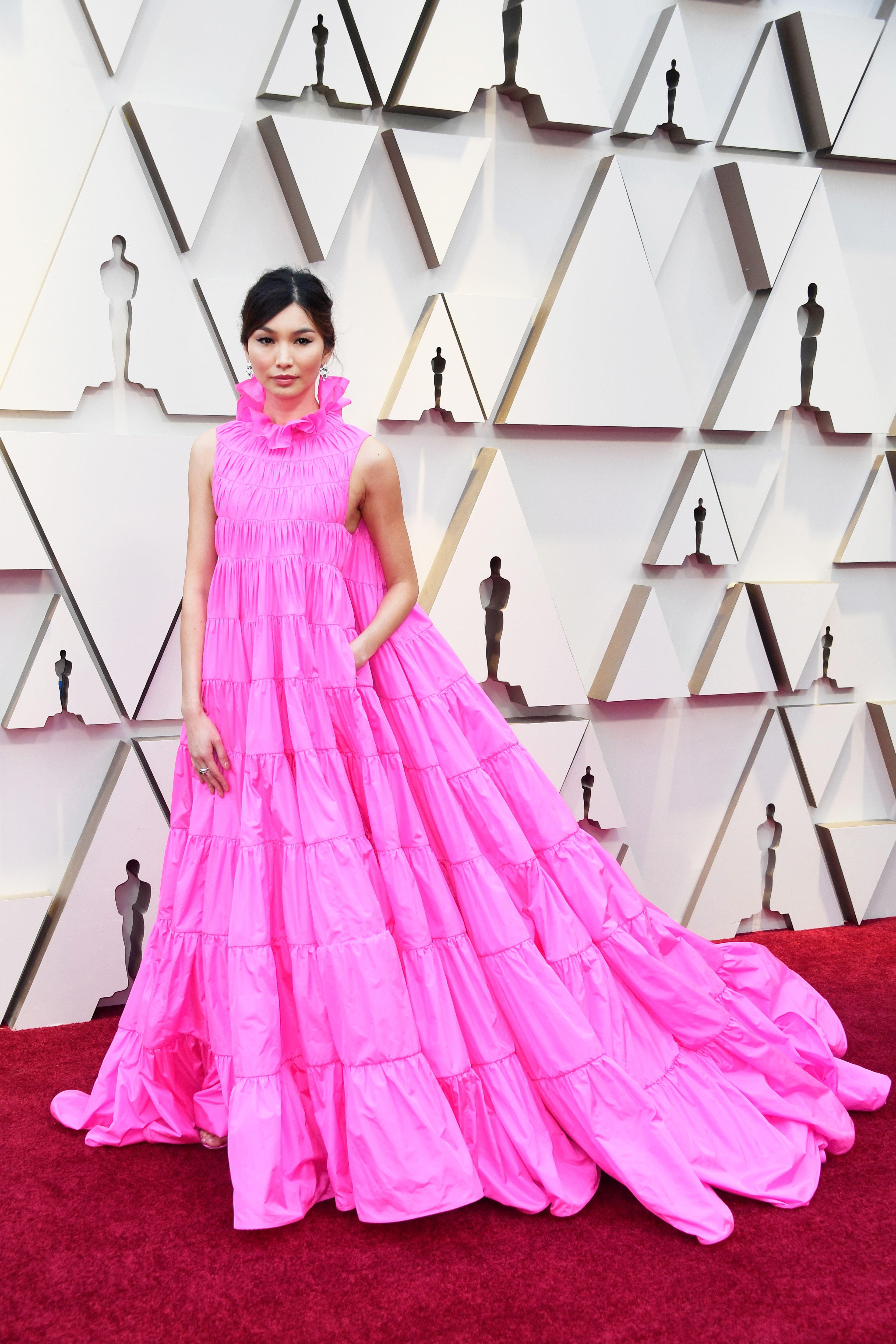 MASSE VOLUM: Gemma Chan under Oscar-utdelingen i 2019.
