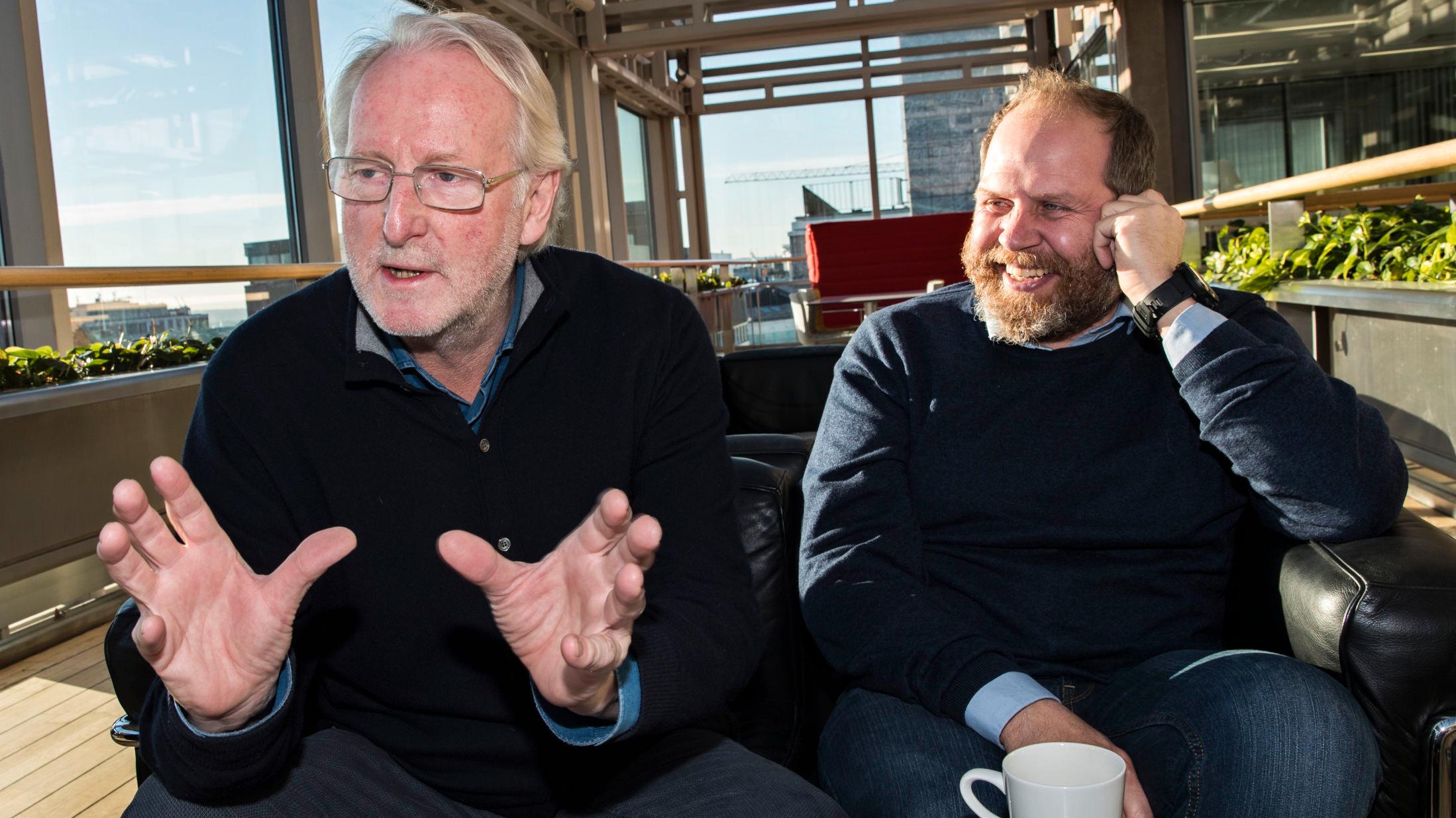 LÆRERIK REISE: Både Hellstrøm og Svendsen forteller at de har lært mye på reisene gjennom programmet Truls à la Hellstrøm. Foto: Hallgeir Vågenes / VG