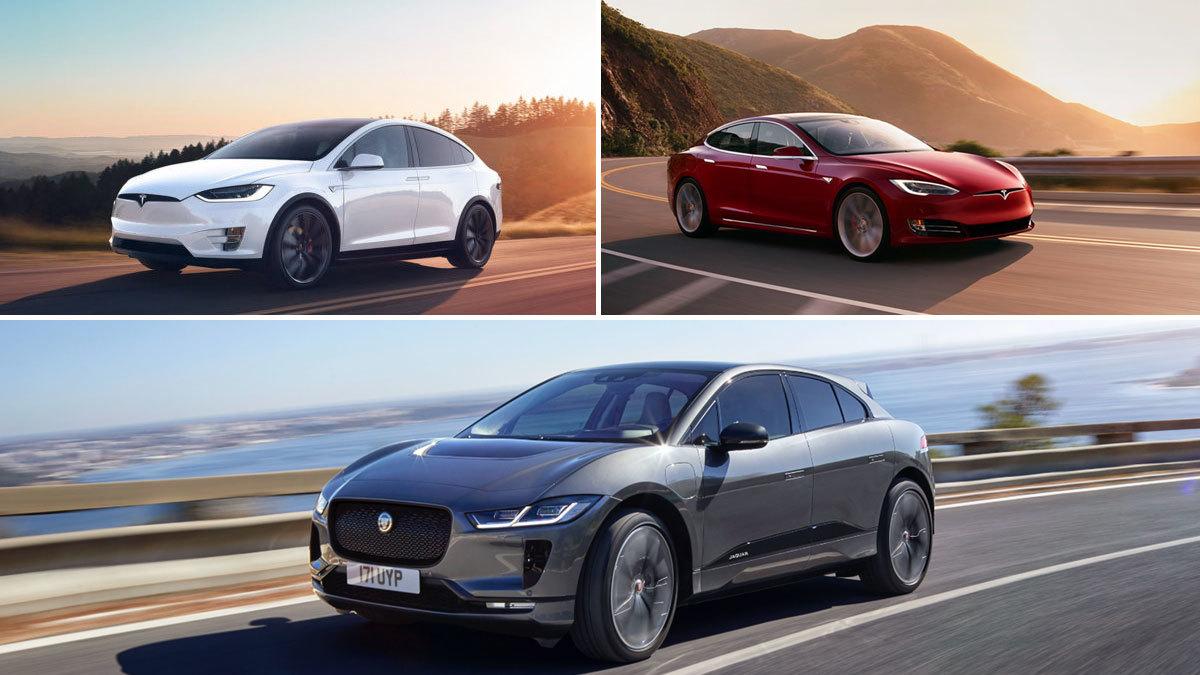 Slik er Jaguar i-Pace i forhold til Tesla Model X og Model S