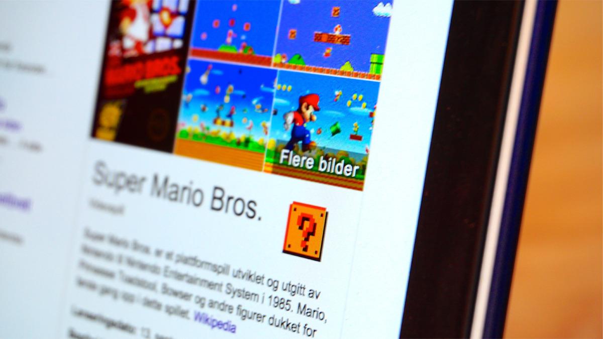 Slik feiret Google Super Marios 30-årsjubileum