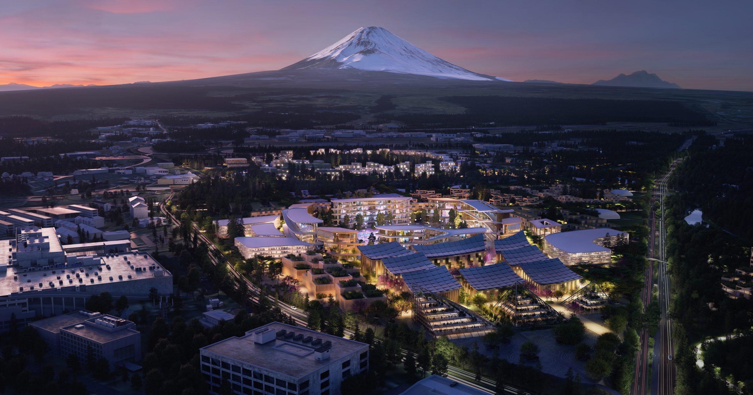 Ved foten av Mount Fuji skal Toyota bygge sin såkalte Woven City. Her skal løsninger for transport og 