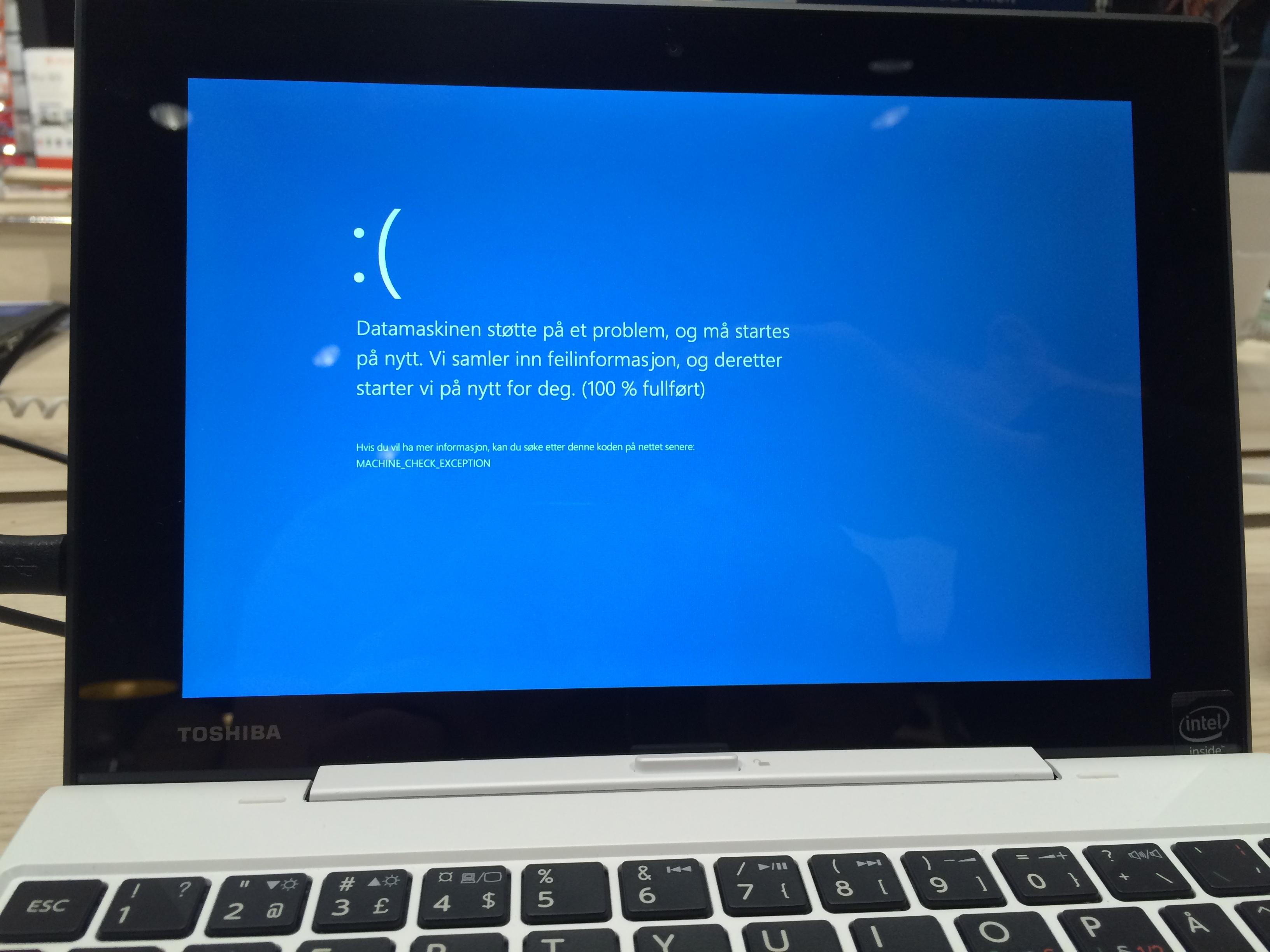 Tilfeller av den beryktede blåskjermen er funnet med den seneste testversjonen av Windows 10-oppdateringen.