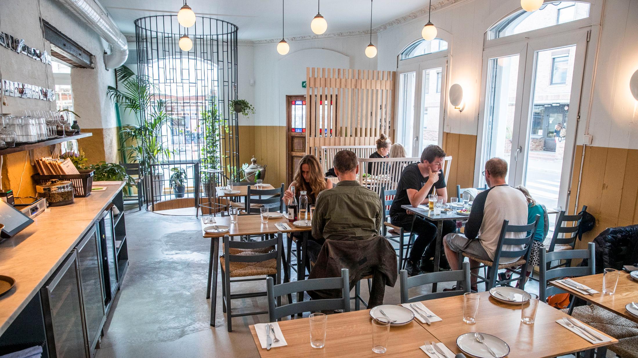 TERNINGKAST 5: Anmelderen mener det både er billig og godt på meze-restauranten Ben Reddik på Grünerløkka i Oslo. Foto: Frode Hansen/VG