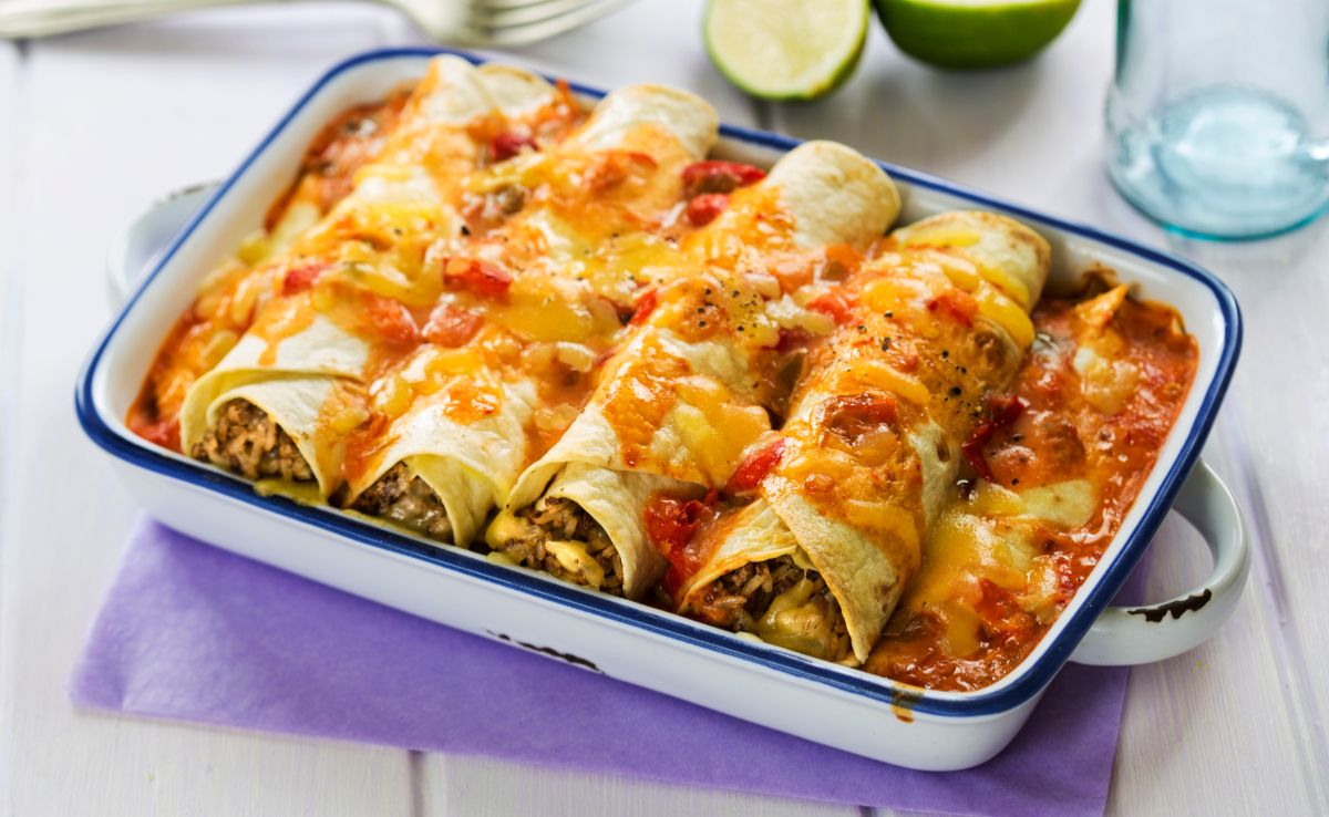Enchiladas – gott som omväxling till tacos.
