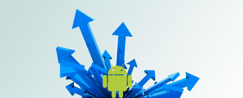 Ekstrem økning i Android Market