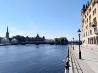 Stockholm badet i sol.