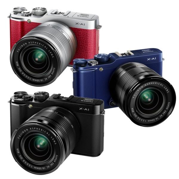 X-A1 er tilgjengelig i tre farger. (Foto: Fujifilm)