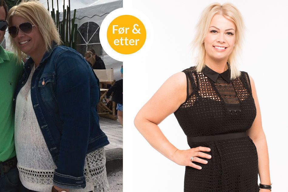 KLARTE DET: Siden 4. januar i år har trebarnsmoren Lisbeth Hansen fra Hønefossfoss gått ned hele 23 kilo. Hun er veldig motivert for å fortsette den sunne livsstilen.