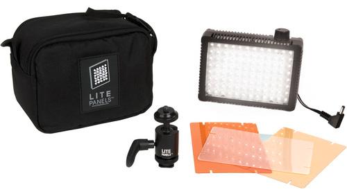 Lampe, kulehodefeste, tre filtre og bæreveske følger med i kit'et.