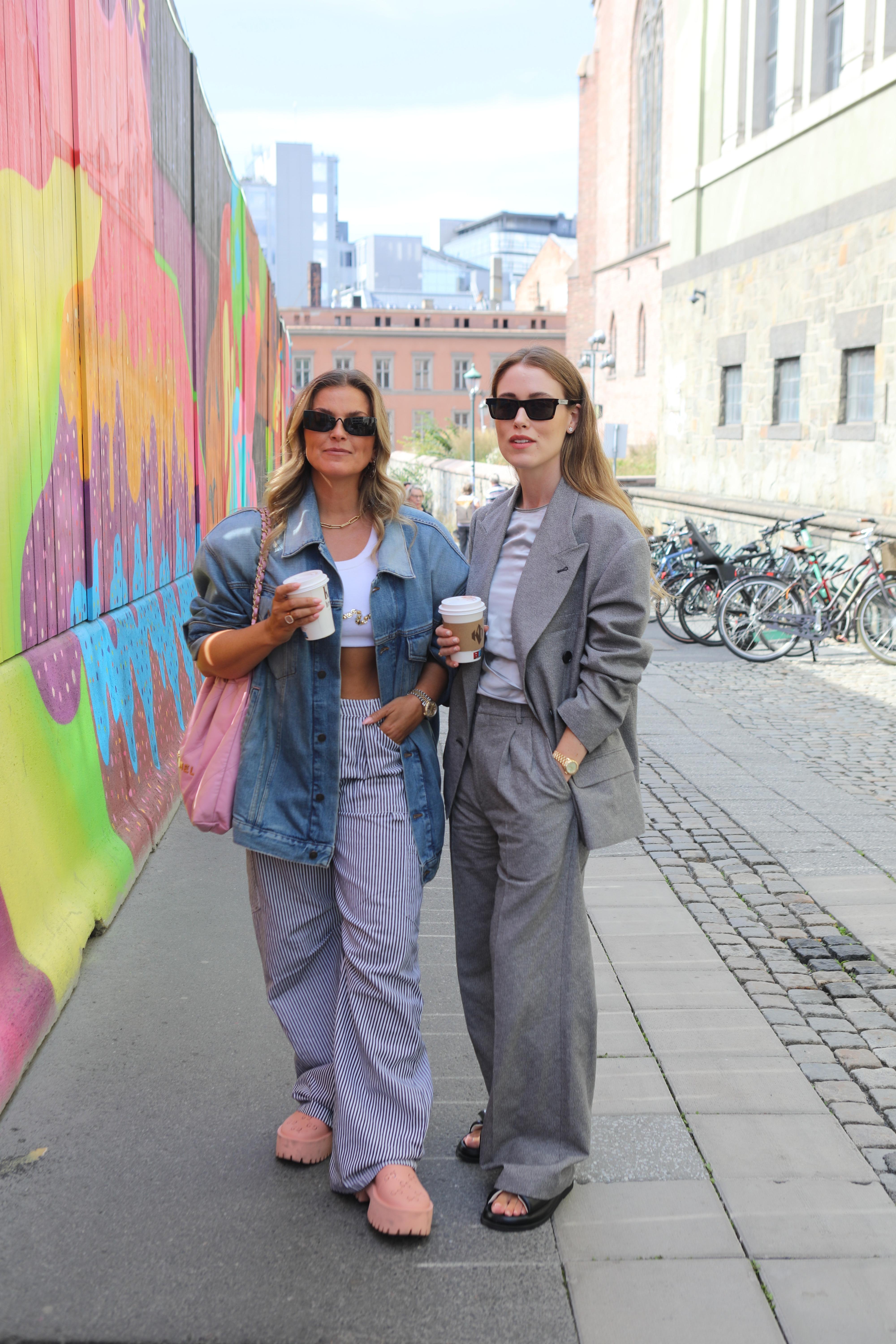 PÅ PLASS: Janka Polliani og Annabel Rosendahl er blant de norske moteprofilene som skal delta på Oslo Runway.
