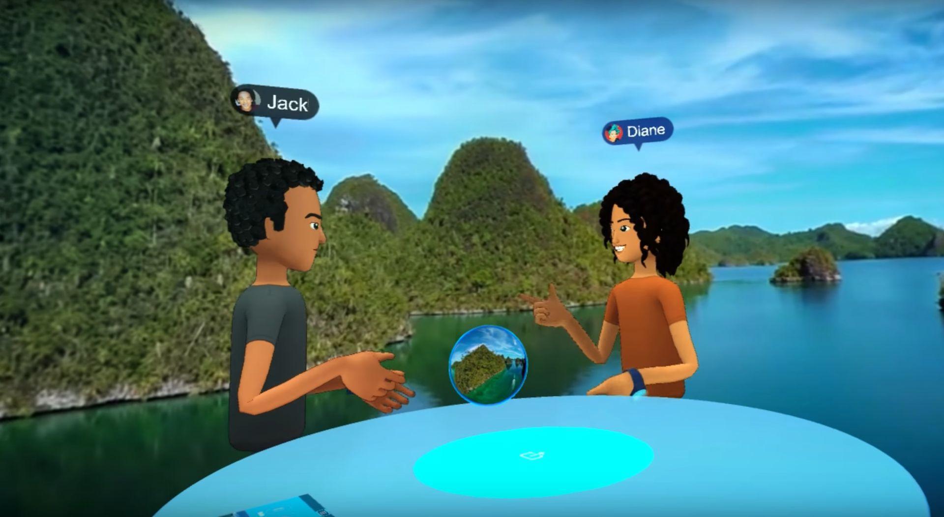Facebooks VR-alternativ til Messenger bytter ut snakkeboblene med et helt rom