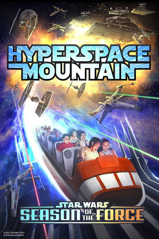 «Hyperspace Mountain» kommer først. Foto: Disney