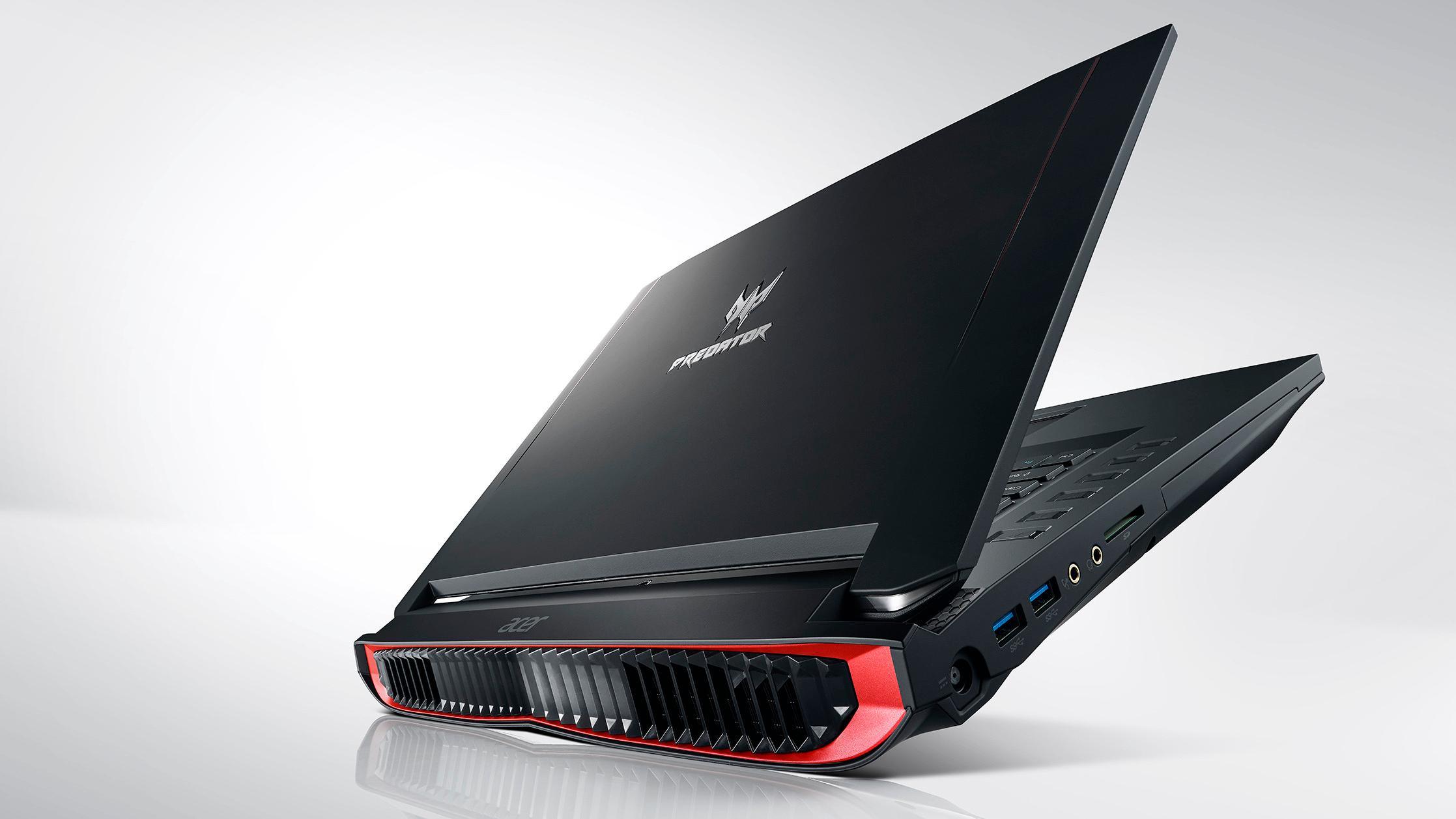 Acers nye spillmaskin skal være så rå at hele baksiden er dedikert til lufting