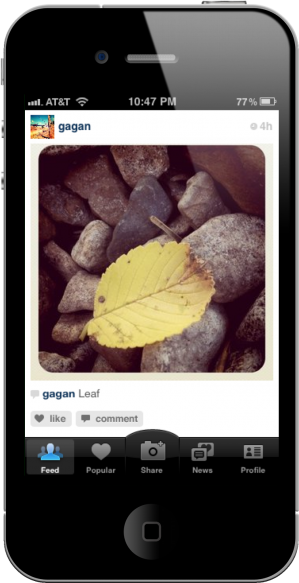 Instagram lar deg legge kule effekter på bildene du tar med mobilkameraet, før du deler bildene med venner og bekjente.