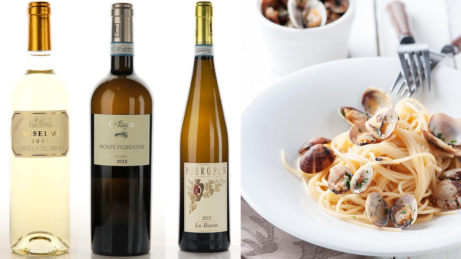 VINO VINO: Italienske viner kan gjerne serveres til italiensk mat eller i italiensk mat - prøv venetiansk vin i en spagetti vongole. Foto: Produsentene/NTB Scanpix.