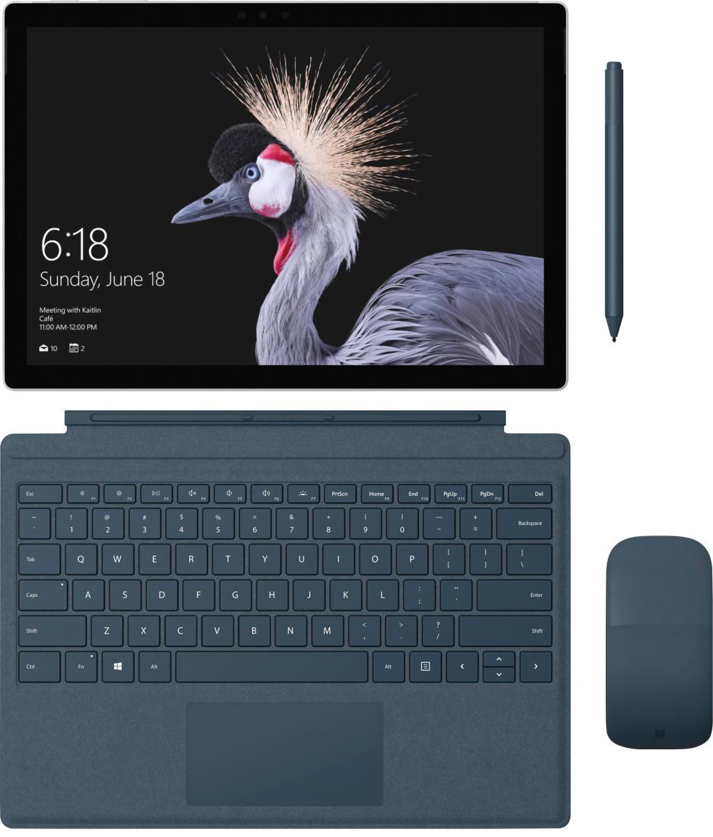 Nye «Surface Pro» ser helt lik ut som Surface Pro 4, men tilbehøret får nye farger.