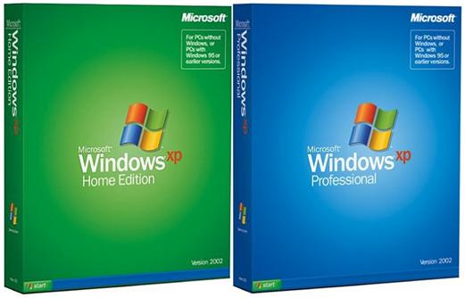 Klassiske Windows XP-esker.Foto: Microsoft / Wikipedia
