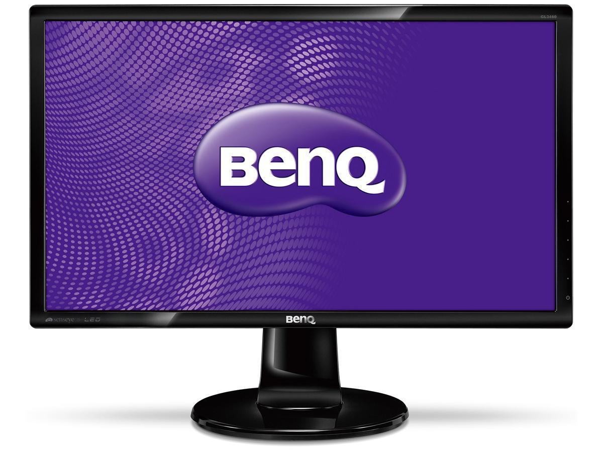 GL2460 fra BenQ er en typisk stor og billig LCD TN-skjerm. Disse gir mye valuta for pengene så lenge du ikke skal drive med fotoredigering eller andre aktiviteter der presis fargegjengivelse er alfa og omega.Foto: BenQ