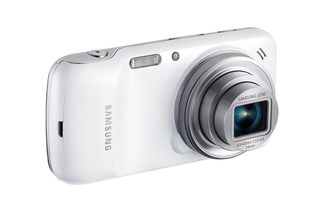 Kameramobilen kommer også i hvitt. Foto: Samsung