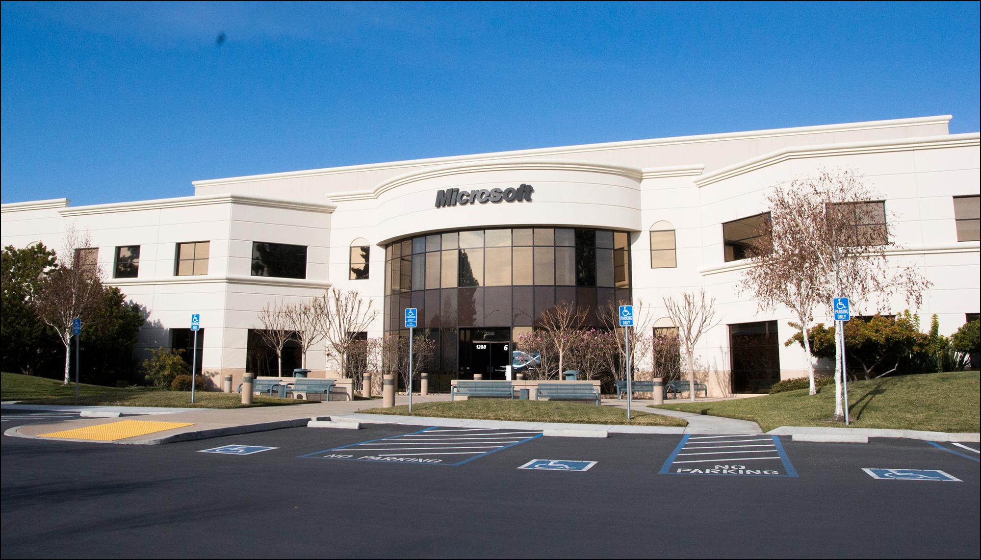 Microsofts kontorer i Mountain View.