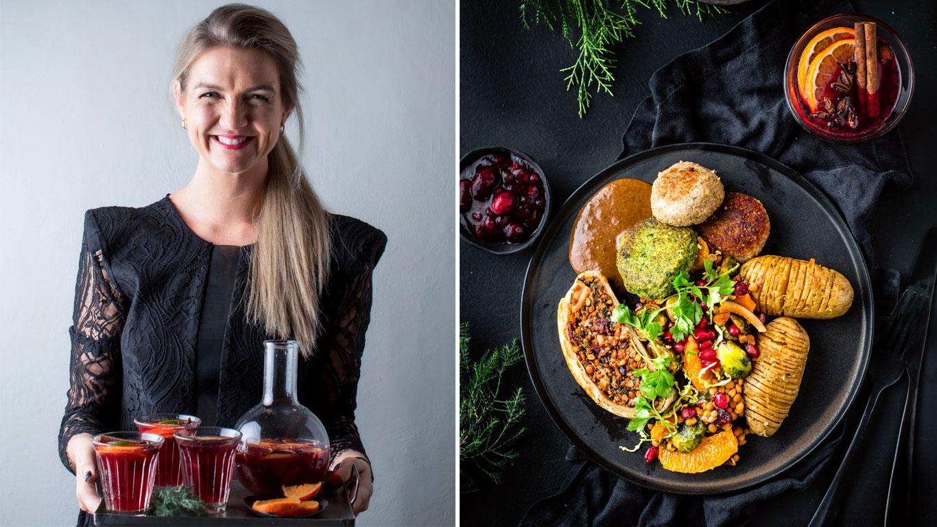 ENTUSIAST: Hanne-Lene Dahlgren inspirere nordmenn til å spise grønnere. Her er nøttestek og vegisterkaker fra Dahlgrens nye kokebok. Oppskrifter finner du nederst i saken. 