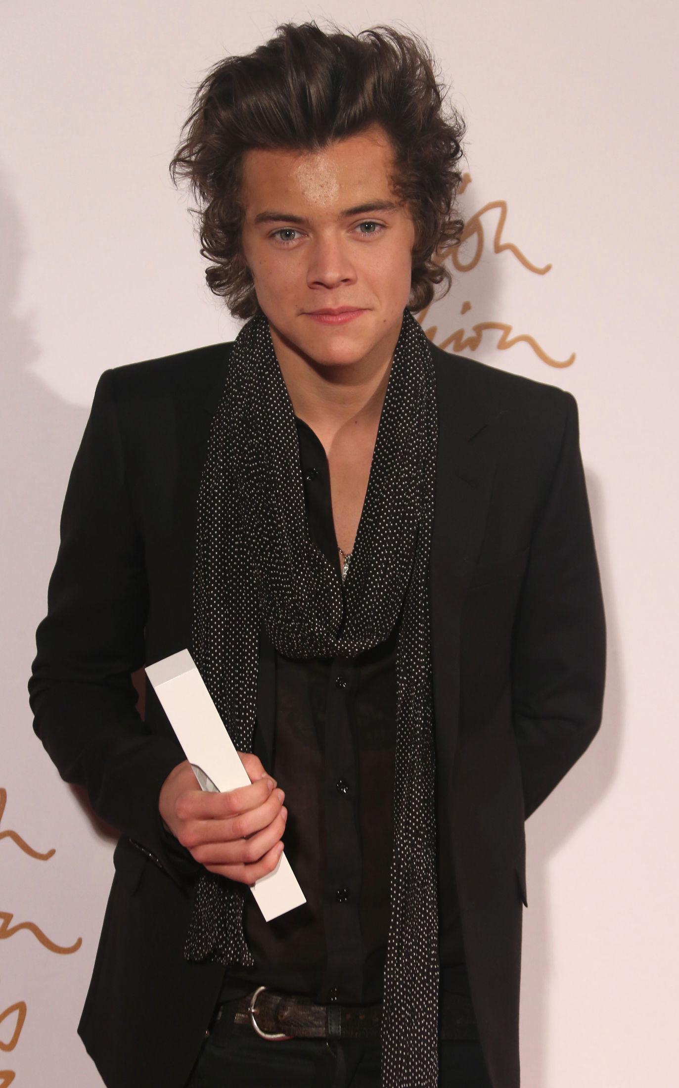 FIKK STILPRIS: Harry Styles fikk pris for stilen sin under British Style Awards i 2013. Foto: AP