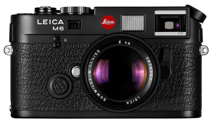 Leica M6, fra før ergonomi ble oppfunnet.