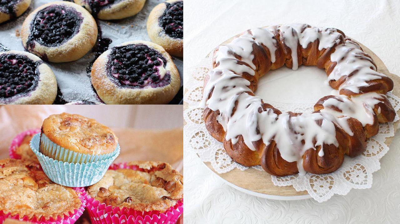 SØNDAGSKOS: Blåbæreboller, hvetekringle eller muffins til kaffen i dag?