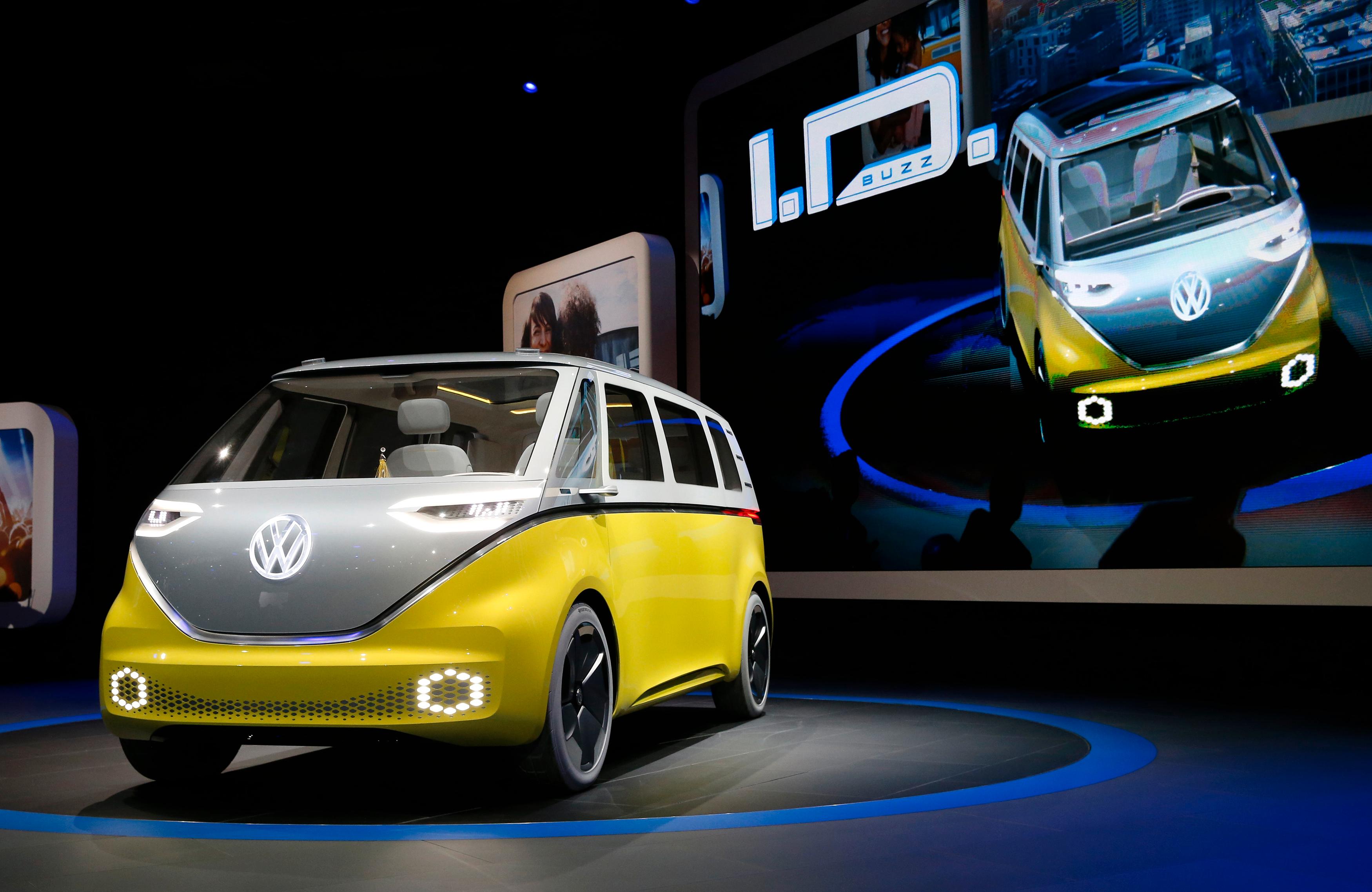 Volkswagens elektriske minibuss-konsept - I.D. Buzz.