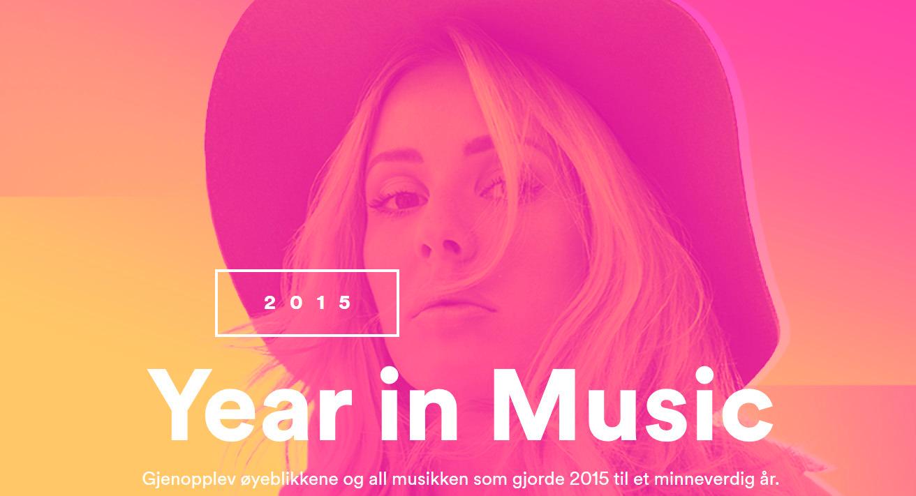 Spotify viser deg hva ørene dine har brukt tid på i år