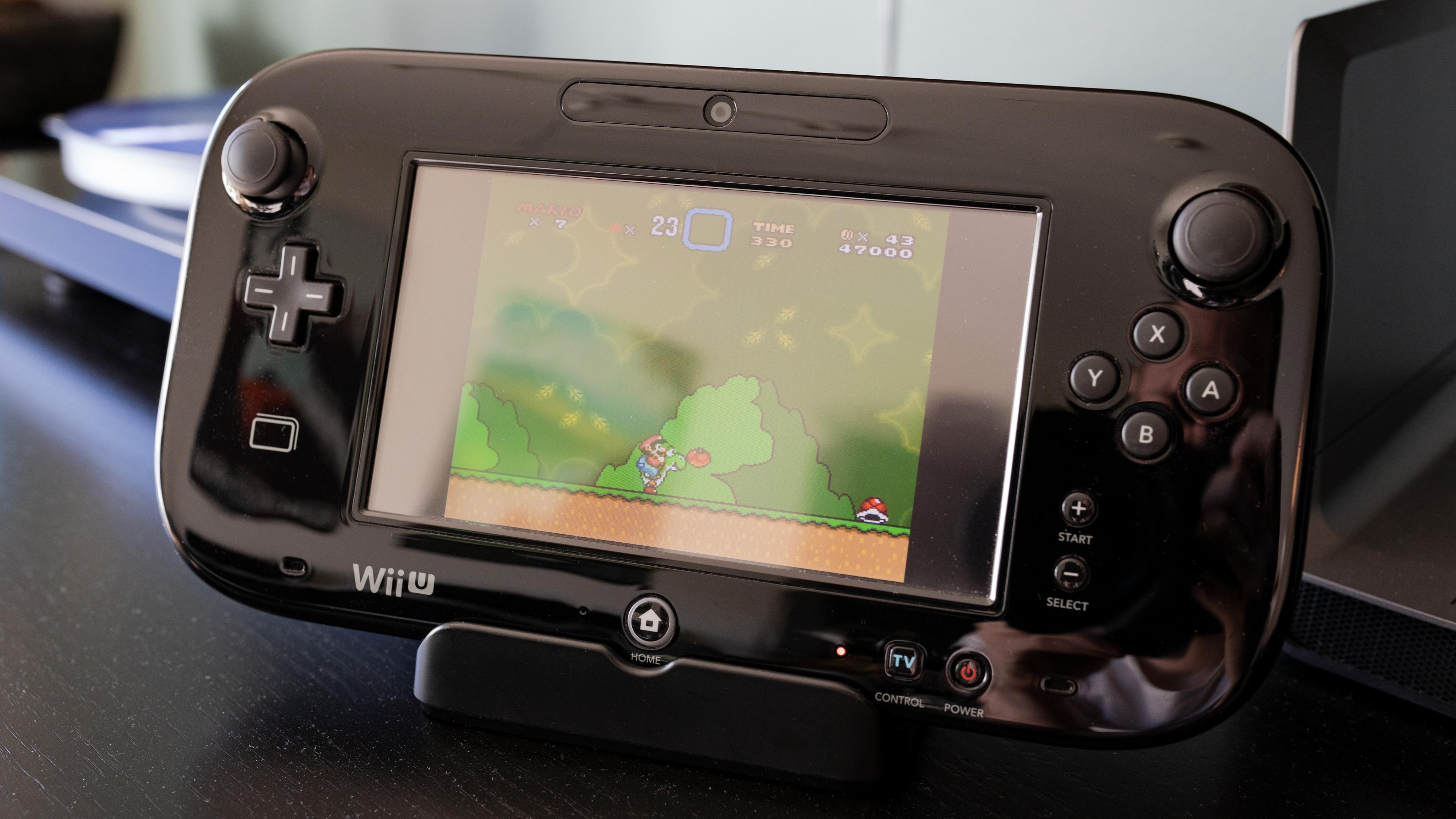 Wii U kan emulere spill fra Super Nintendo, Game Boy Advance, Nintendo 64, DS og den originale Wii. Her Super Mario World, fra SNES.