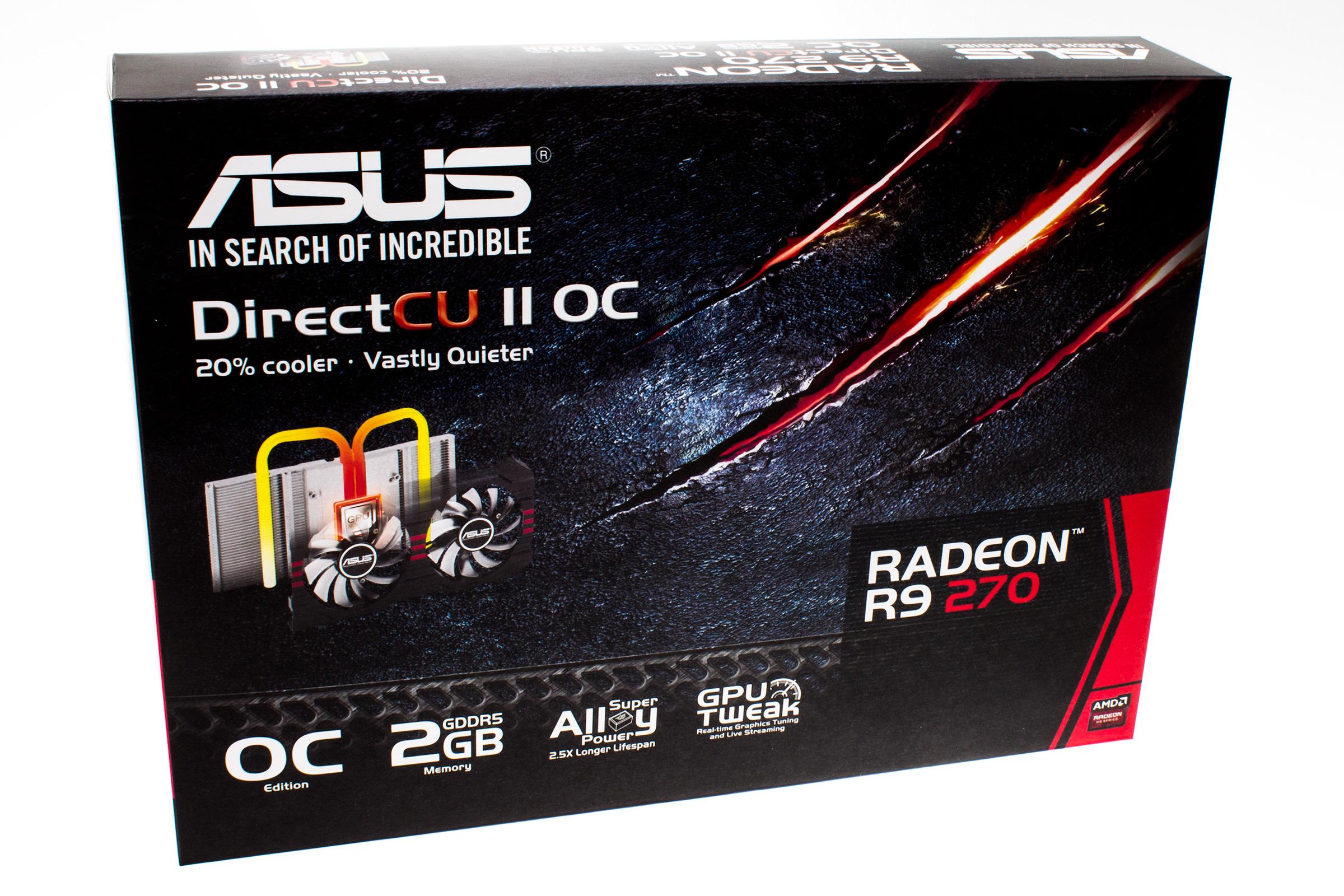 Asus Radeon R9 270 DirectCU II OC: Produkteske.Foto: Varg Aamo, Hardware.no