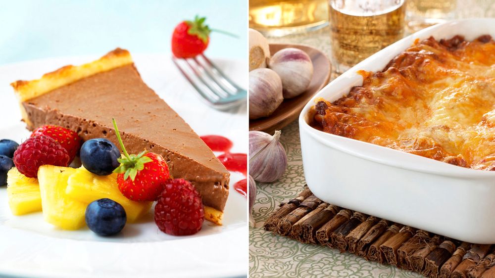 KOS PÅ DIETT: Sjokoladepai og lasagne selv på diett? Yes, det er mulig!