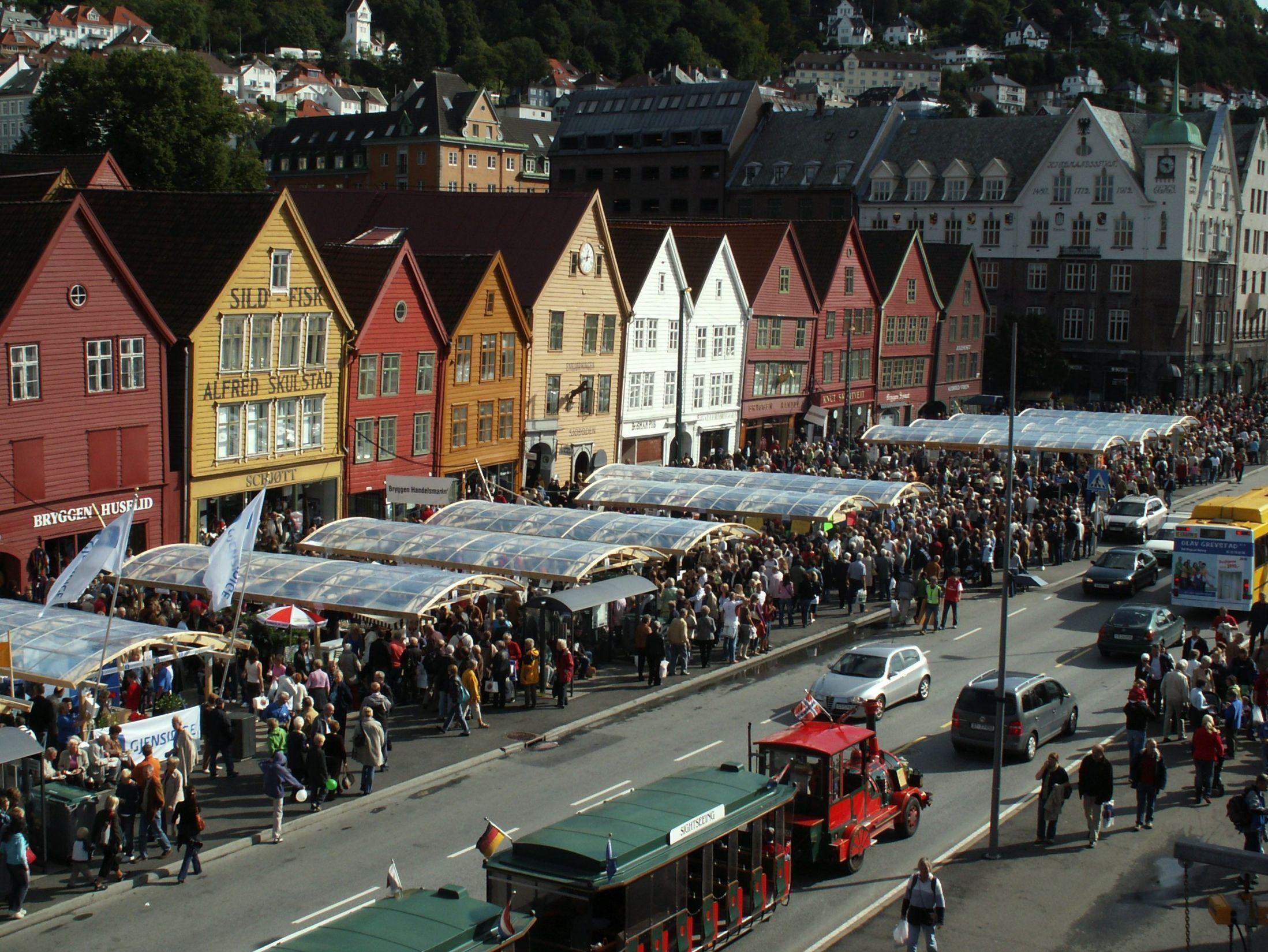 VAKKERT: Bruk alle sansene på Matfestivalen i Bergen, og få med deg spennede smaker og kulturhistorie på én gang. Foto: Hanne Buxrud/VG