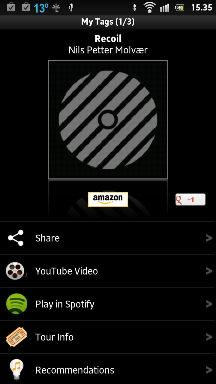 Shazams Spotify-tilkobling er praktisk dersom du bruker Spotify til musikkspilling.